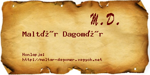 Maltár Dagomér névjegykártya